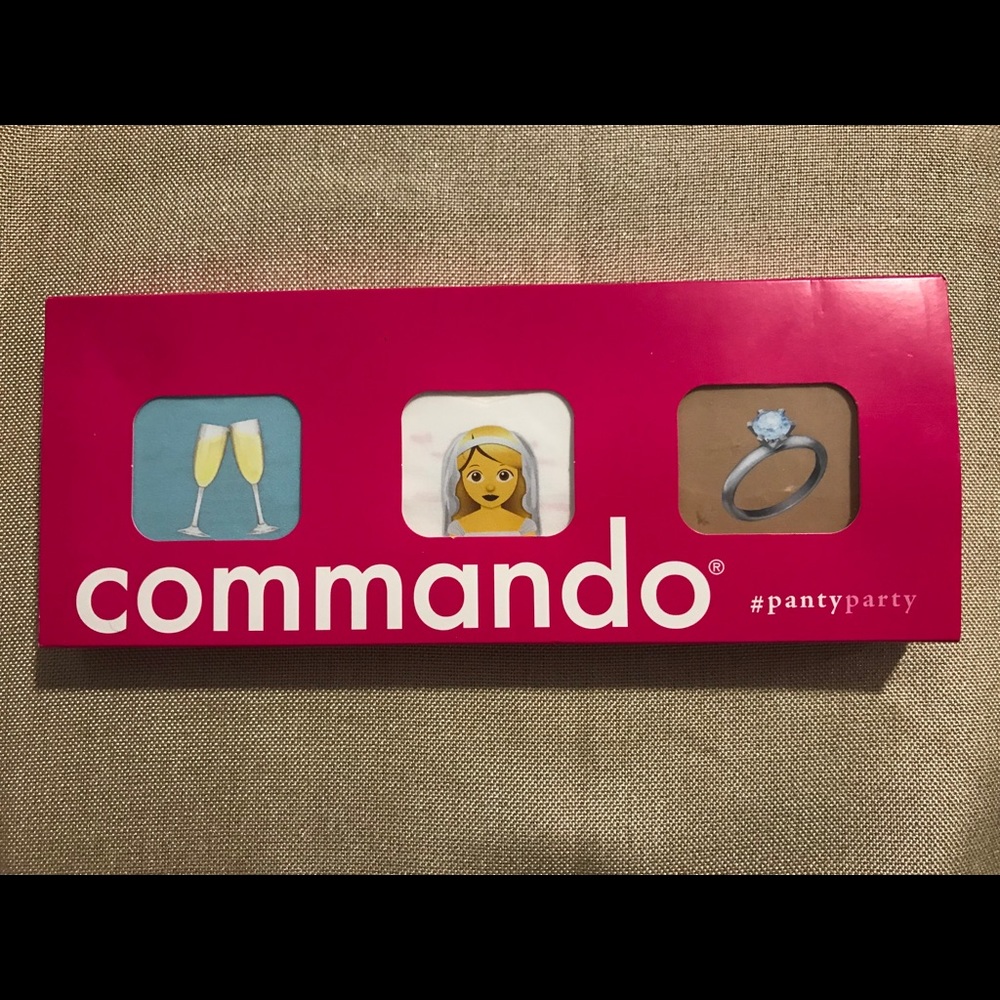 NWT Commando PantyParty wedding bride 3pack thongs